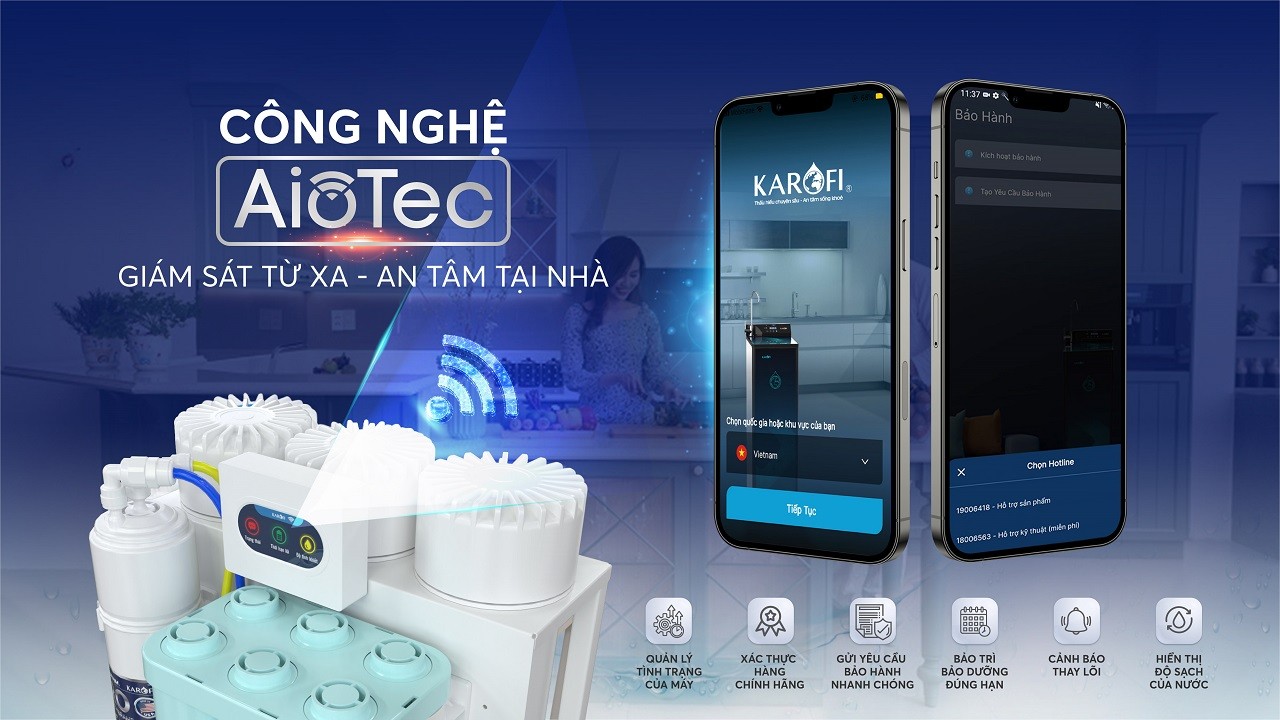 Công nghệ Aiotec giám sát từ xa- an tâm tại nhà