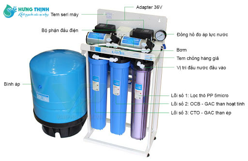 Máy lọc nước RO bán công nghiệp 50l/h – KT-KB50