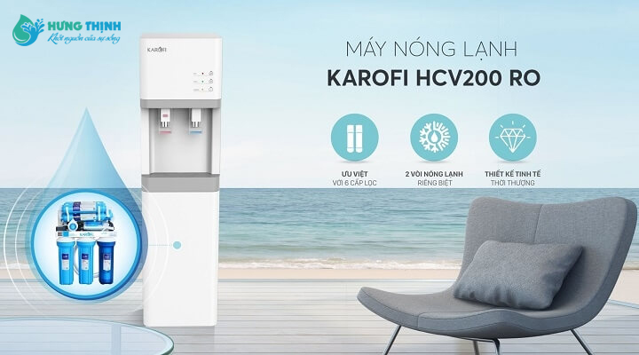 Máy lọc nước tích hợp nóng lạnh HCV -200RO