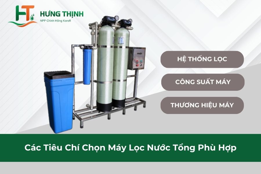 Các Tiêu Chí Chọn Máy Lọc Nước Tổng Phù Hợp