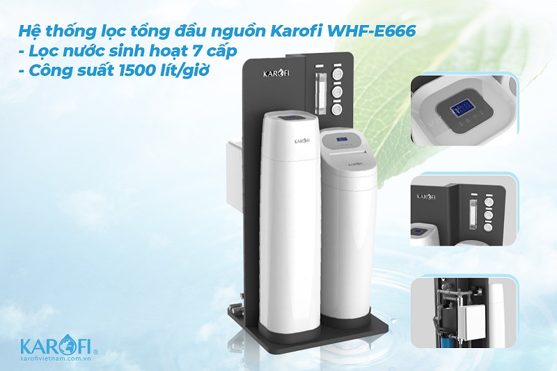 Hệ thống lọc tổng Karofi WHF-666